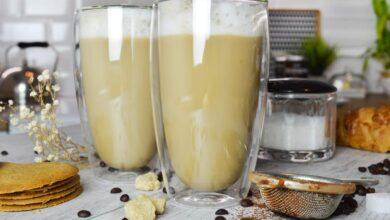 doppelwandige gläser latte macchiato
