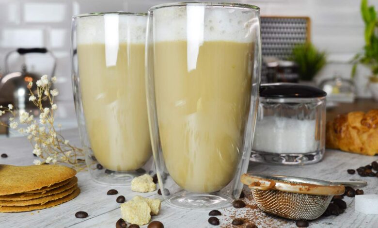 doppelwandige gläser latte macchiato